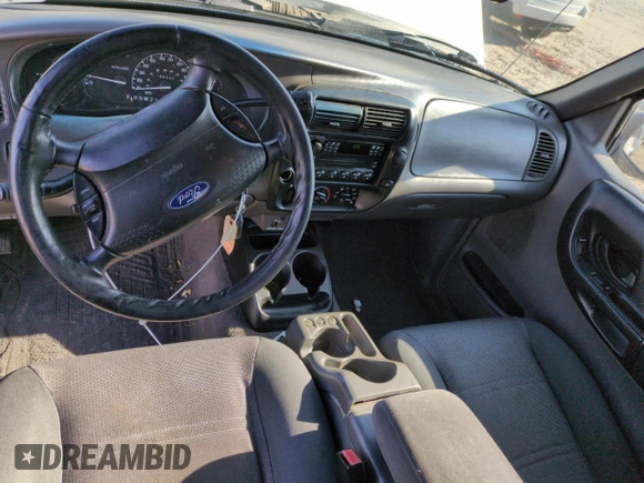 2002 Ford Ranger XL Fleet with VIN 1FTZR45E72PA98253, listed as a Copart auction lot 89013035 with 188,330 mi miles and Salvage Title. Bid and sale history available at DreamBid. Image 8.