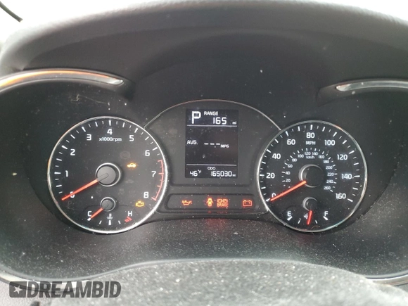 2017 Kia Forte LX with VIN 3KPFK4A78HE086149, listed as a Copart auction lot 47441065 with 165,030 mi miles and Salvage Title. Bid and sale history available at carsss.com. Image 9.