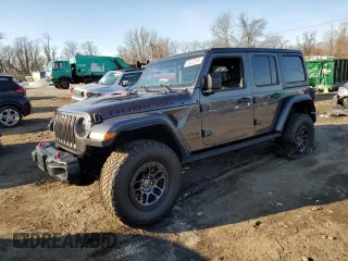 2021 Jeep Wrangler Unlimited Rubicon with VIN 1C4JJXFG8MW869995, listed as a Copart auction lot 83472254 with 48,302 mi miles and Salvage Title. Bid and sale history available at carsss.com. Image 1.