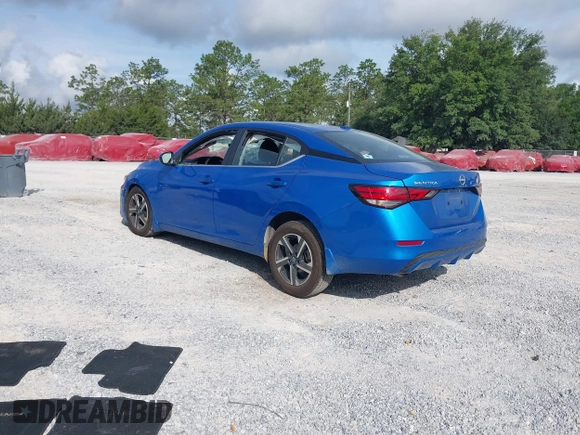 2024 Nissan Sentra SV with VIN 3N1AB8CV0RY361478, listed as a IAAI auction lot 42354081 with 15,697 mi miles and . Bid and sale history available at DreamBid. Image 3.
