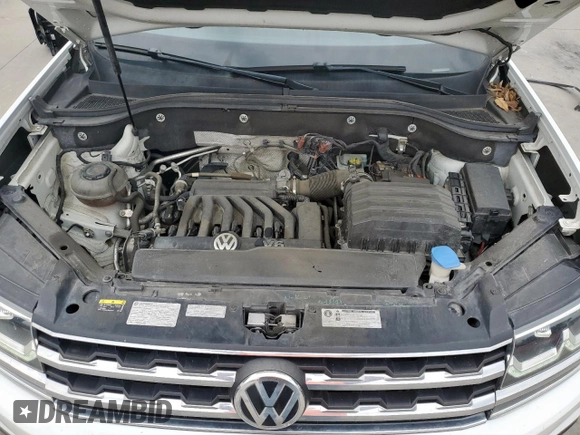 2019 Volkswagen Atlas SE with VIN 1V2WR2CA4KC534215, listed as a Copart auction lot 53889295 with 98,097 mi miles and Salvage title. Bid and sale history available at DreamBid. Image 12.