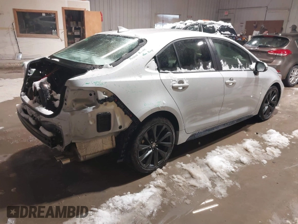 2024 Toyota Corolla SE with VIN 5YFS4MCE3RP188253, listed as a IAAI auction lot 41731378 with 41,046 mi miles and . Bid and sale history available at DreamBid. Image 4.