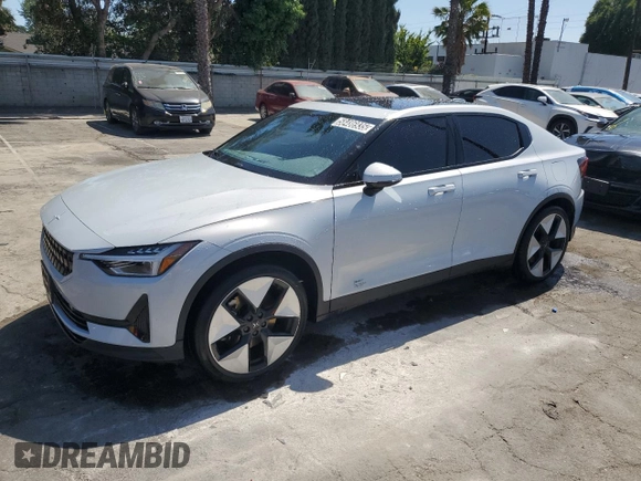 2023 Polestar 2 z VIN YSMED3KA7PL127245, wystawiony jako Copart lot #58486935 z przebiegiem 39 736 mil mil oraz Czysty tytuł • Clean title. Historia ofert i sprzedaży dostępna na DreamBid. Obrazek 1.