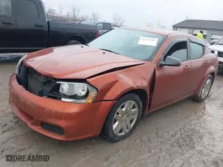 2012 Dodge Avenger SE with VIN 1C3CDZABXCN276591, listed as a IAAI auction lot 41123903 with 163,750 mi miles. Bid and sale history available at carsss.com. Image 17.