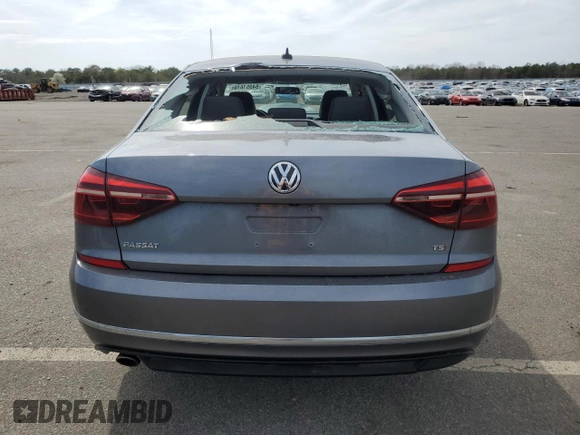 2018 Volkswagen Passat S with VIN 1VWAA7A33JC014815, listed as a Copart auction lot 54351615 with 78,268 mi miles and Non repairable. Bid and sale history available at DreamBid. Image 6.