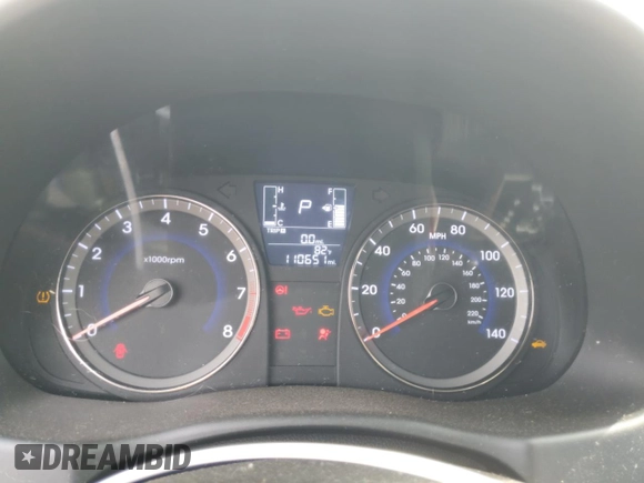 2015 Hyundai Accent Sport with VIN KMHCU5AE6FU205862, listed as a Copart auction lot 45938984 with 110,651 mi miles and Salvage Title. Bid and sale history available at carsss.com. Image 9.