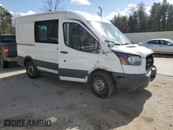 2016 Ford Transit Cargo with VIN 1FTYR1CM8GKA26342, listed as a Copart auction lot 44266105 with 150,450 mi miles and Salvage title. Bid and sale history available at DreamBid. Image 4.