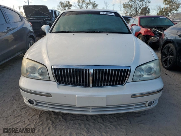 2004 Hyundai XG350 with VIN KMHFU45E04A371326, listed as a Copart auction lot 76480844 with 0 mi miles and Non Repairable. Bid and sale history available at carsss.com. Image 5.