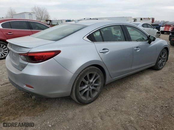 2016 Mazda Mazda6 i Grand Touring with VIN JM1GJ1W50G1434766, listed as a Copart auction lot 44764485 with 75,089 mi miles and Salvage Title. Bid and sale history available at carsss.com. Image 3.