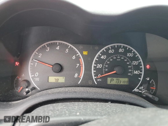 2011 Toyota Corolla L with VIN 2T1BU4EE4BC748106, listed as a Copart auction lot 51439955 with 133,188 mi miles and Salvage Title. Bid and sale history available at carsss.com. Image 9.