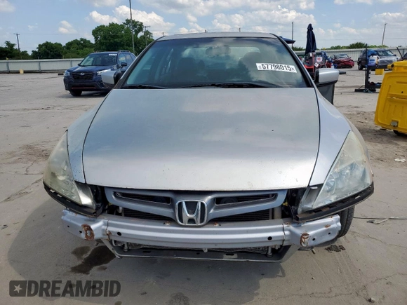 2005 Honda Accord EX-L z VIN 1HGCM56825A013329, wystawiony jako Copart lot #57798015 z przebiegiem 150 888 mil mil oraz Czysty tytuł • Clean title. Historia ofert i sprzedaży dostępna na DreamBid. Obrazek 5.