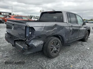 2020 Honda Ridgeline Sport with VIN 5FPYK2F11LB000823, listed as a Copart auction lot 45913705 with 28,093 mi miles and Non repairable. Bid and sale history available at DreamBid. Image 3.