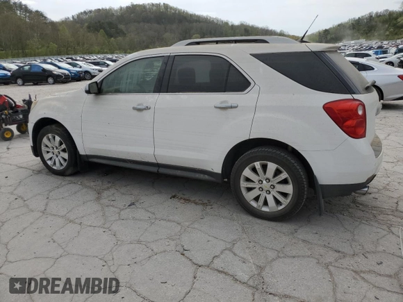 2010 Chevrolet Equinox LTZ with VIN 2CNFLGEYXA6362060, listed as a Copart auction lot 51641375 with Not Provided miles and Salvage Title. Bid and sale history available at DreamBid. Image 2.