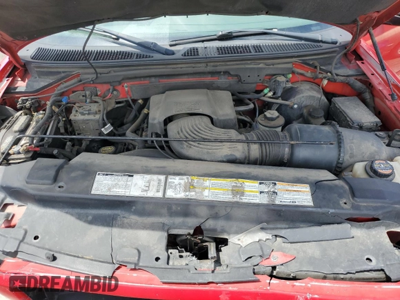 2001 Ford F-150 XL with VIN 1FTRX18L01NA40686, listed as a Copart auction lot 56544205 with Not provided miles and Salvage title. Bid and sale history available at DreamBid. Image 11.
