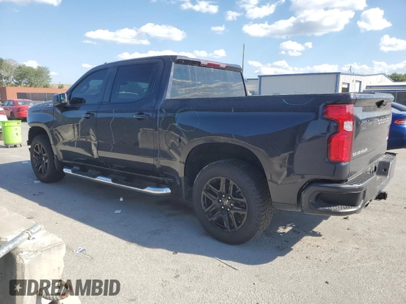 2022 Chevrolet Silverado 1500 RST with VIN 1GCUDEED8NZ596752, listed as a Copart auction lot 51057085 with 38,445 mi miles and Non Repairable. Bid and sale history available at DreamBid. Image 2.