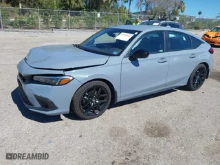 2024 Honda Civic Hatchback Sport with VIN 19XFL2H82RE031147, listed as a IAAI auction lot 41599936 with 9,299 mi miles. Bid and sale history available at carsss.com. Image 18.