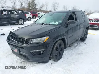 2020 Jeep Compass North with VIN 3C4NJDBB8LT168386, listed as a IAAI auction lot 41621280 with 90,023 mi miles and . Bid and sale history available at DreamBid. Image 16.