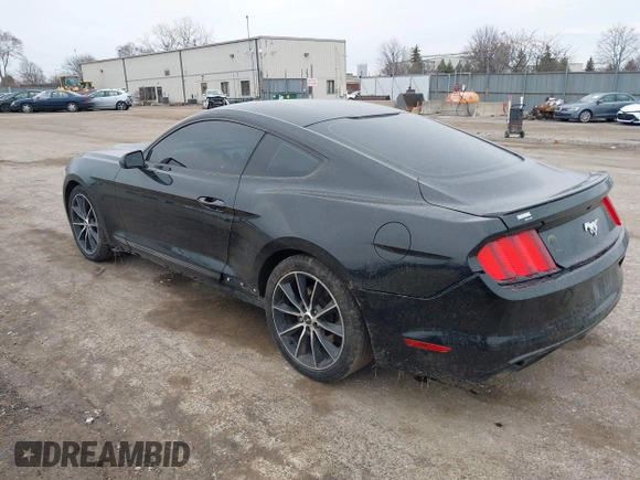 2015 Ford Mustang EcoBoost z VIN 1FA6P8TH5F5342079, wystawiony jako IAAI lot #41902469 z przebiegiem 145 395 mil mil oraz . Historia ofert i sprzedaży dostępna na DreamBid. Obrazek 3.