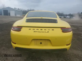 2018 Porsche 911 Carrera S with VIN WP0AB2A99JS123261, listed as a Copart auction lot 51042945 with 19,741 mi miles and Salvage Title. Bid and sale history available at carsss.com. Image 6.