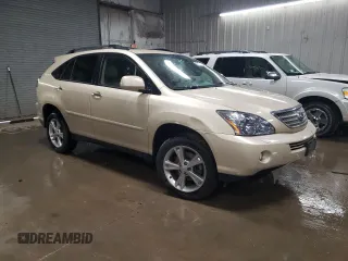 2008 Lexus RX 400h with VIN JTJHW31U582046795, listed as a Copart auction lot 51771335 with Not Provided miles and Salvage Title. Bid and sale history available at DreamBid. Image 4.
