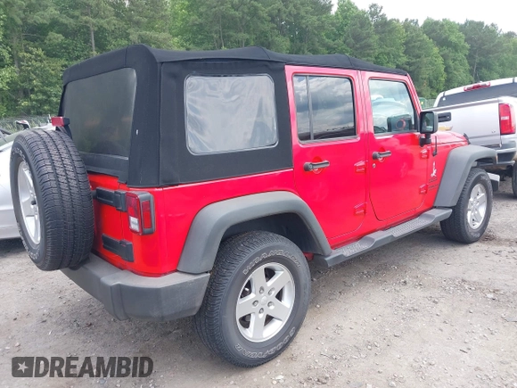 2016 Jeep Wrangler Unlimited Sport z VIN 1C4BJWDG0GL176104, wystawiony jako IAAI lot #42456659 z przebiegiem 116 902 mil mil oraz . Historia ofert i sprzedaży dostępna na DreamBid. Obrazek 4.