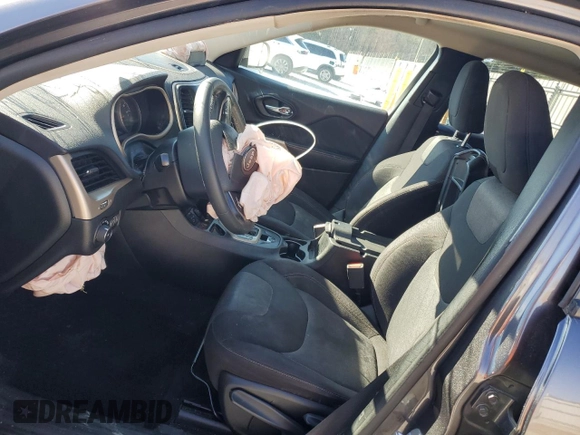 2018 Jeep Cherokee Latitude with VIN 1C4PJLCB2JD604797, listed as a Copart auction lot 47785685 with Not Provided miles and Salvage Title. Bid and sale history available at carsss.com. Image 7.