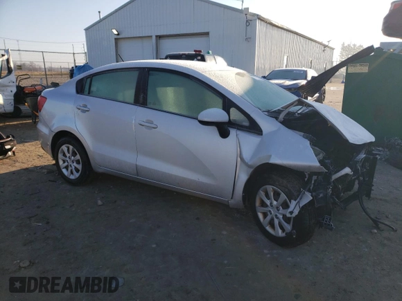 2016 Kia Rio LX with VIN KNADM4A30G6544170, listed as a Copart auction lot 50524075 with 140,705 mi miles and Salvage Title. Bid and sale history available at carsss.com. Image 4.