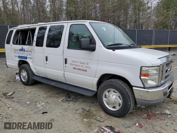2012 Ford Econoline Passenger XL with VIN 1FBSS3BL7CDA01868, listed as a Copart auction lot 48528915 with 85,830 mi miles and Salvage Title. Bid and sale history available at DreamBid. Image 4.