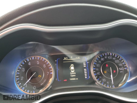 2016 Chrysler 200 Limited with VIN 1C3CCCAB8GN171036, listed as a Copart auction lot 86133124 with 150,895 mi miles and Salvage Title. Bid and sale history available at carsss.com. Image 9.