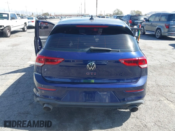 2022 Volkswagen Golf GTI SE with VIN WVW487CD6NW189484, listed as a IAAI auction lot 41695732 with 36,854 mi miles. Bid and sale history available at carsss.com. Image 17.