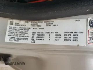 2008 GMC Canyon SLE1 with VIN 1GTCS149588101375, listed as a Copart auction lot 52304005 with 0 mi miles and Salvage Title. Bid and sale history available at carsss.com. Image 13.
