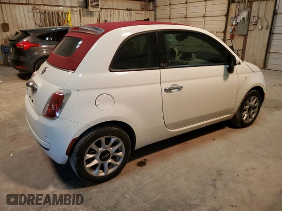 2017 FIAT 500 Pop with VIN 3C3CFFLR6HT661740, listed as a Copart auction lot 46289475 with 63,864 mi miles and Salvage title. Bid and sale history available at DreamBid. Image 3.
