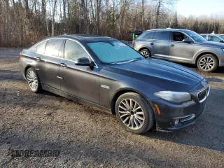 2015 BMW 5 Series 528i xDrive with VIN WBA5A7C51FG142972, listed as a Copart auction lot 80717684 with 171,030 mi miles and Clean Title. Bid and sale history available at carsss.com. Image 4.