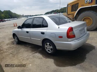 2002 Hyundai Accent GL with VIN KMHCG45C82U303831, listed as a Copart auction lot 72812574 with 126,237 mi miles and Salvage Title. Bid and sale history available at carsss.com. Image 2.