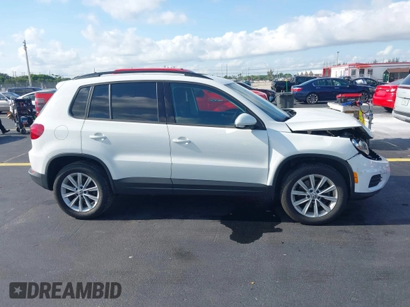 2017 Volkswagen Tiguan S with VIN WVGAV7AX5HK055081, listed as a IAAI auction lot 42224764 with 66,774 mi miles and . Bid and sale history available at DreamBid. Image 13.