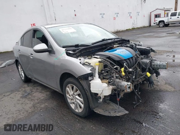 2012 Mazda 3 i Touring with VIN JM1BL1V84C1608638, listed as a IAAI auction lot 41533492 with 132,923 mi miles. Bid and sale history available at carsss.com. Image 1.