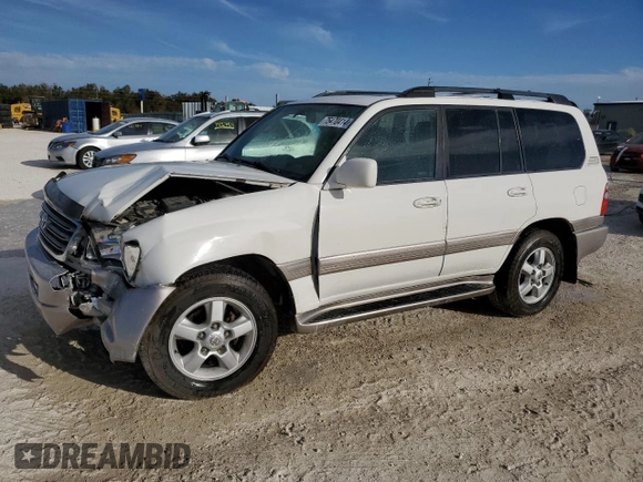 2004 Toyota Land Cruiser with VIN JTEHT05J142054926, listed as a Copart auction lot 75470414 with 269,894 mi miles and Salvage Title. Bid and sale history available at carsss.com. Image 1.