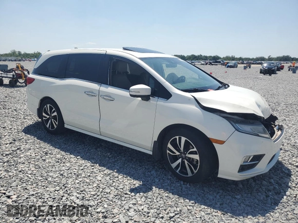 2019 Honda Odyssey Elite with VIN 5FNRL6H96KB018026, listed as a Copart auction lot 53466285 with 206,548 mi miles and Non Repairable. Bid and sale history available at DreamBid. Image 4.