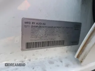 2012 Audi A4 Premium с VIN WAUSFAFLXCA110631, выставлен на аукционе Copart как лот 81297104 с пробегом 110 713 миль миль и Списание • Salvage title. История ставок и продаж доступна на DreamBid. Изображение 12.