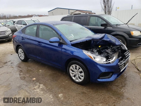 2021 Hyundai Accent SE with VIN 3KPC24A64ME139546, listed as a Copart auction lot 76922743 with 18,962 mi miles. Bid and sale history available at carsss.com. Image 4.