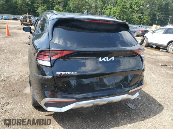 2023 Kia Sportage SX-Prestige with VIN 5XYK53AF8PG104724, listed as a Copart auction lot 57348665 with 17,845 mi miles and Salvage title. Bid and sale history available at DreamBid. Image 6.