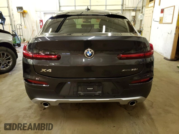 2021 BMW X4 xDrive30i with VIN 5UX2V1C09M9H40435, listed as a Copart auction lot 63585963 with 26,409 mi miles. Bid and sale history available at carsss.com. Image 6.
