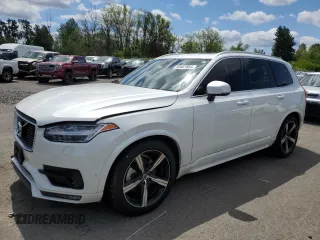 2018 Volvo XC90 R-Design with VIN YV4A22PM4J1321020, listed as a Copart auction lot 50467864 with 105,466 mi miles and Salvage Title. Bid and sale history available at carsss.com. Image 1.