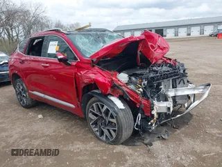 2023 Hyundai Santa Fe Calligraphy with VIN 5NMS5DAL4PH509920, listed as a IAAI auction lot 41951266 with 38,167 mi miles and . Bid and sale history available at DreamBid. Image 1.