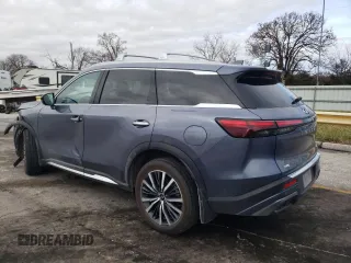 2023 Infiniti QX60 SENSORY with VIN 5N1DL1GS8PC354696, listed as a Copart auction lot 84423854 with 26,042 mi miles and Salvage Title. Bid and sale history available at carsss.com. Image 2.