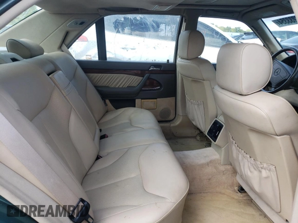 1995 Mercedes-Benz S with VIN WDBGA43E5SA246161, listed as a Copart auction lot 60233354 with 129,774 mi miles and Non Repairable. Bid and sale history available at DreamBid. Image 10.