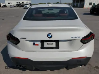 2023 BMW 2 Series 230i xDrive with VIN 3MW33CM06P8D23448, listed as a Copart auction lot 75215964 with 17,213 mi miles and Salvage Title. Bid and sale history available at carsss.com. Image 6.