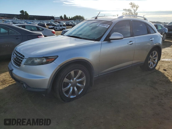 2005 Infiniti FX с VIN JNRAS08U55X100373, выставлен на аукционе Copart как лот 87104814 с пробегом 260 222 миль миль и Чистый • Clean title. История ставок и продаж доступна на DreamBid. Изображение 1.