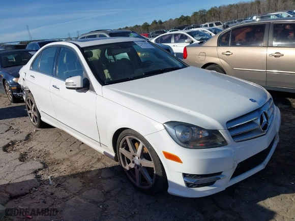 2013 Mercedes-Benz C-Class C 300 Sport with VIN WDDGF8AB1DR270633, listed as a IAAI auction lot 41327883 with 151,021 mi miles. Bid and sale history available at carsss.com. Image 1.