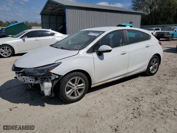2017 Chevrolet Cruze LT with VIN 3G1BE6SM4HS507106, listed as a Copart auction lot 50171855 with 25,116 mi miles and Salvage Title. Bid and sale history available at carsss.com. Image 1.